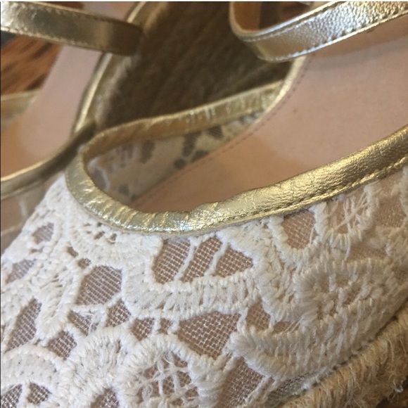 Anthropologie Espadrille Wedge Shoes SZ 7 - Picture 6 of 7